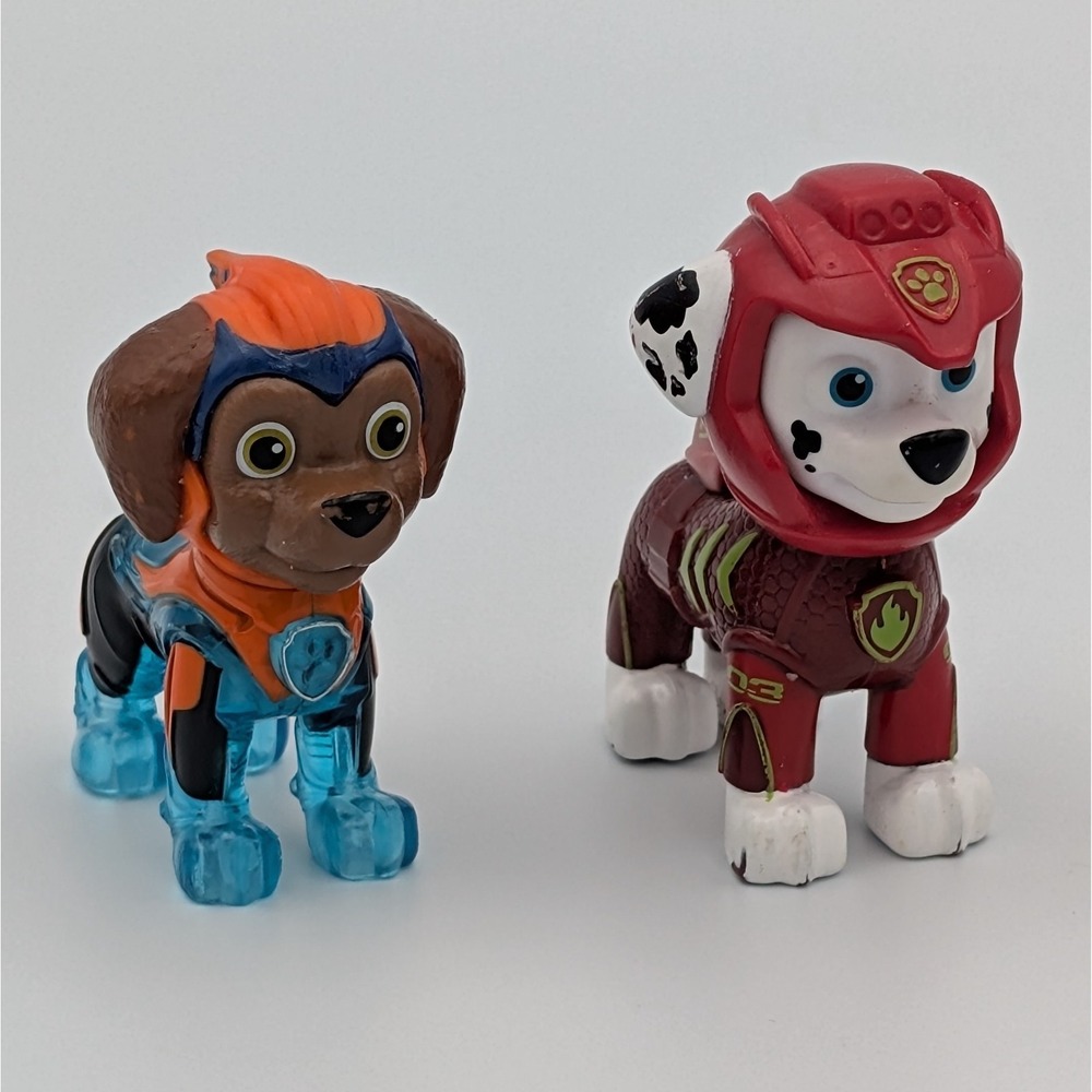 Nickelodeon PAW PATROL Aqua Pups Collectible Action Figure Zuma and Chase 2" - Picture 1 of 3